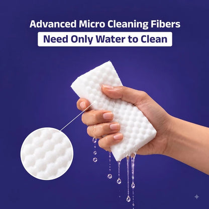 Magic Sponge Eraser Pads (Pack of 2) – Micro-Fiber Cleaning Sponge